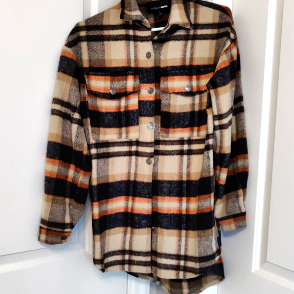 Plaid Shacket - Picture 1 of 5